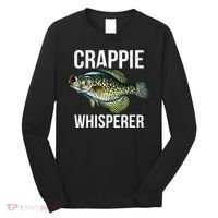 Crappie Whisperer Crappie Fishing Gift Long Sleeve Shirt thumb 0