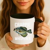 Crappie Whisperer Crappie Fishing Gift Coffee Mug thumb 3