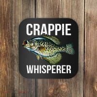 Crappie Whisperer Crappie Fishing Gift Coaster thumb 0
