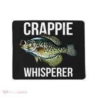 Crappie Whisperer Crappie Fishing Gift Mousepad thumb 0