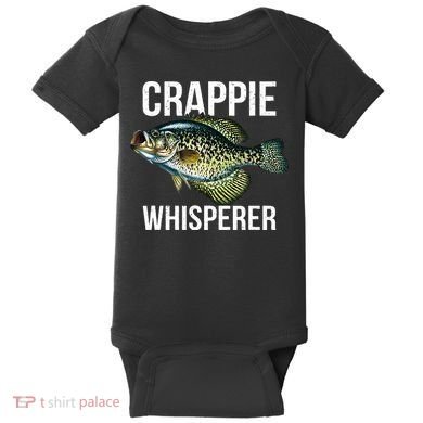 Crappie Whisperer Crappie Fishing Gift Baby Bodysuit