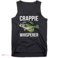 Crappie Whisperer Crappie Fishing Gift Tank Top thumb 0