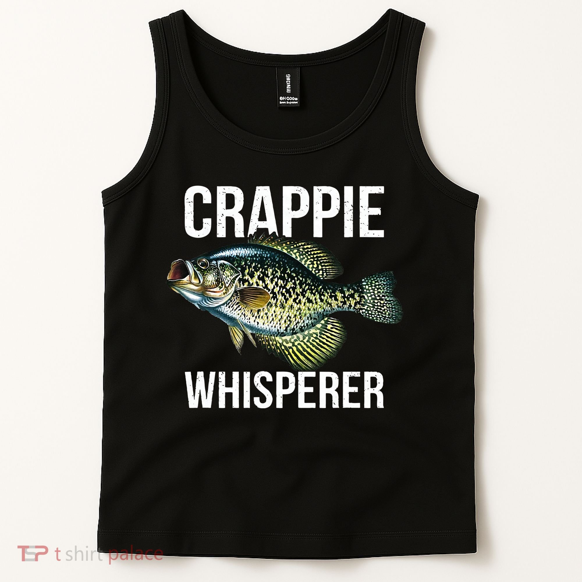 Crappie Whisperer Crappie Fishing Gift Tank Top