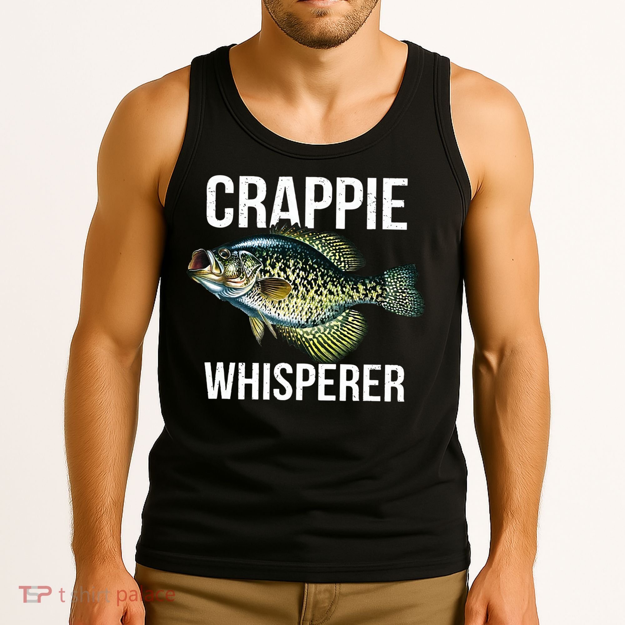 Crappie Whisperer Crappie Fishing Gift Tank Top