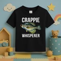 Crappie Whisperer Crappie Fishing Gift Toddler T-Shirt thumb 3