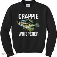 Crappie Whisperer Crappie Fishing Gift Kids Sweatshirt thumb 0