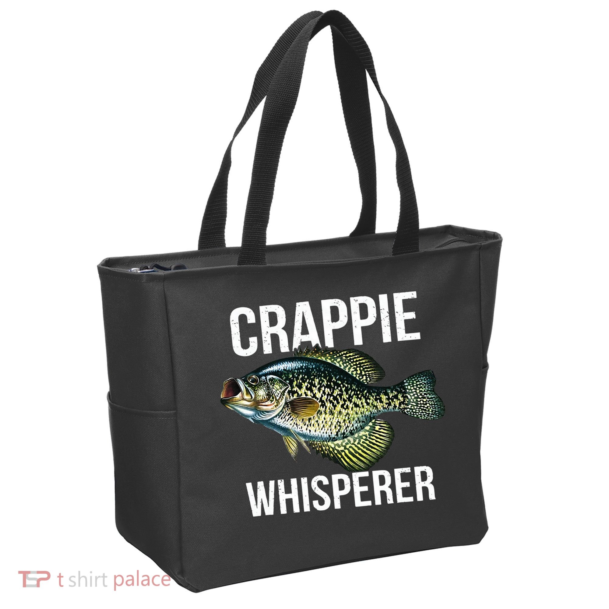 Crappie Whisperer Crappie Fishing Gift Tote Bag