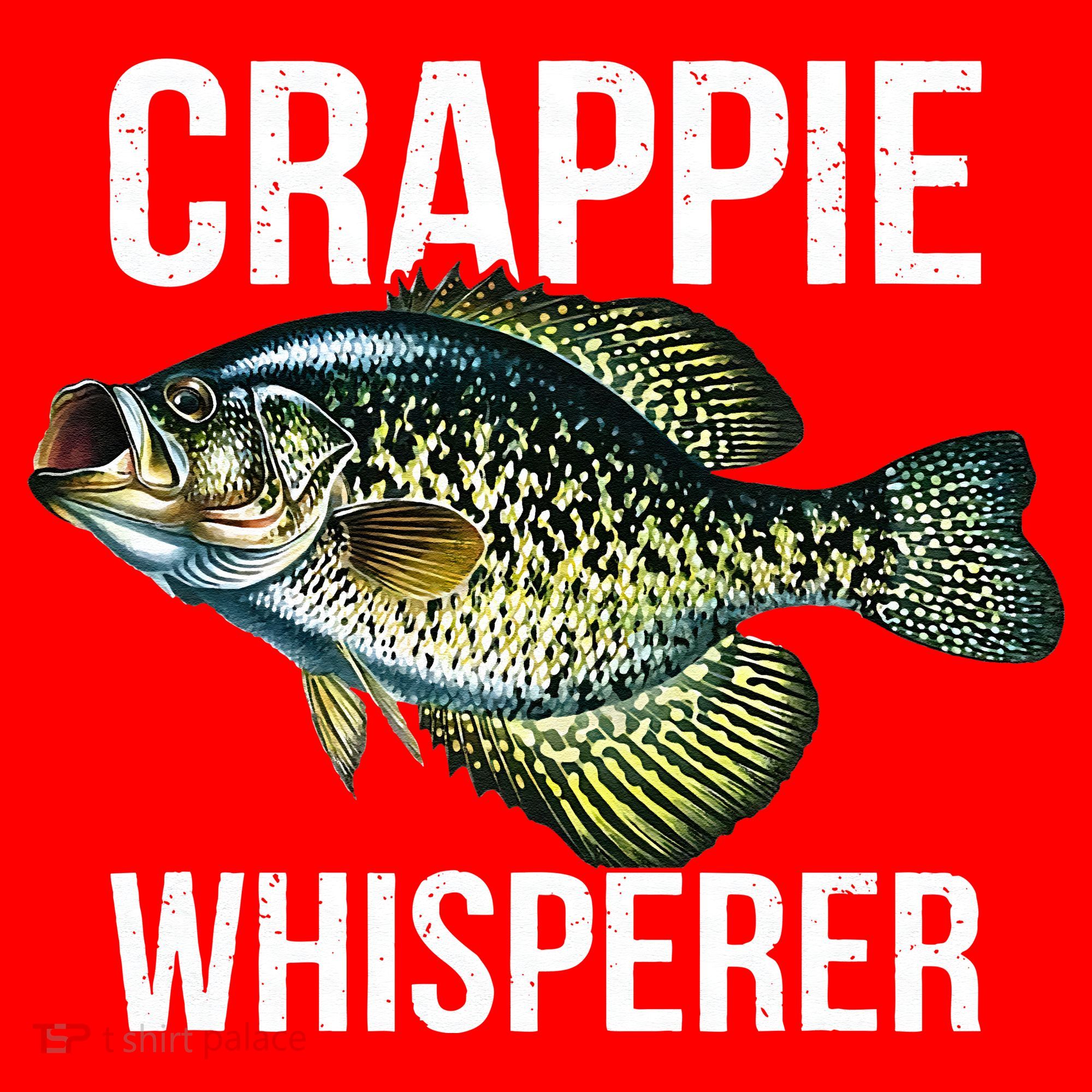 Crappie Whisperer Crappie Fishing Gift Santa Hat