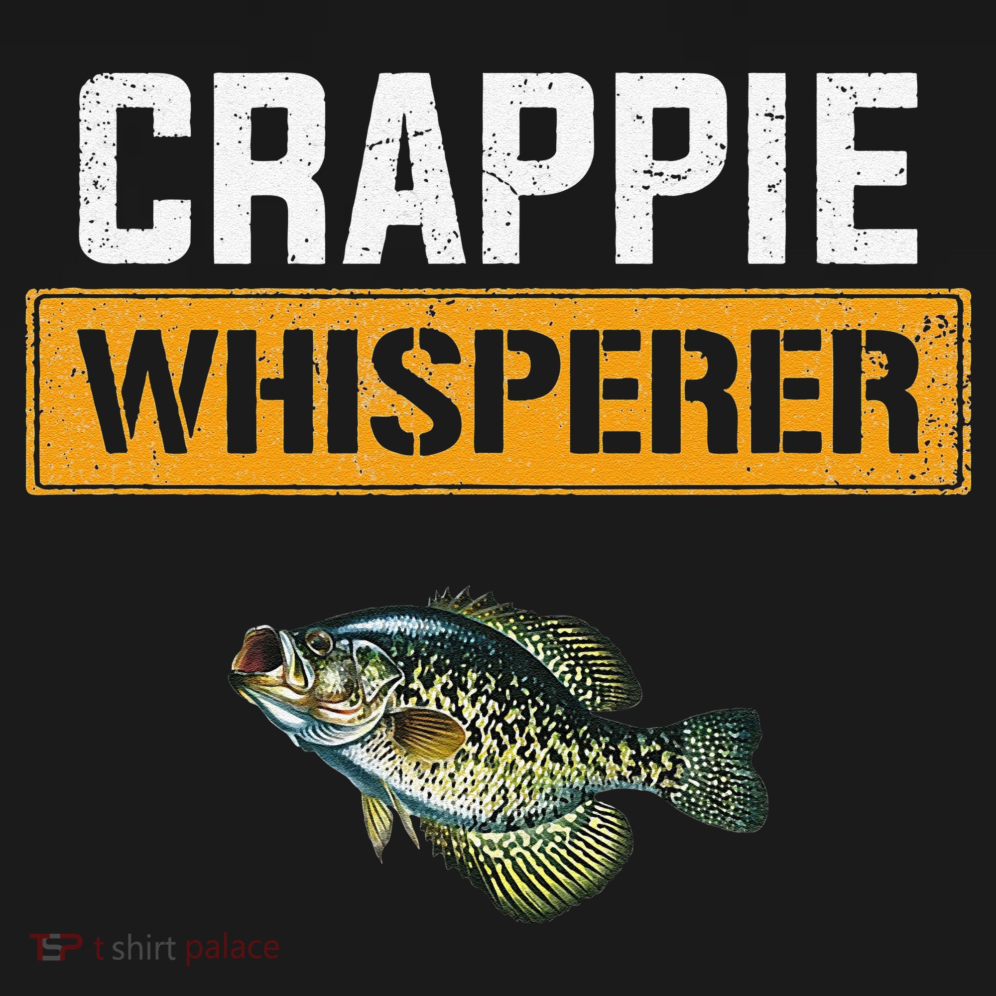 Crappie Whisperer Crappie Fishing Long Sleeve Shirt