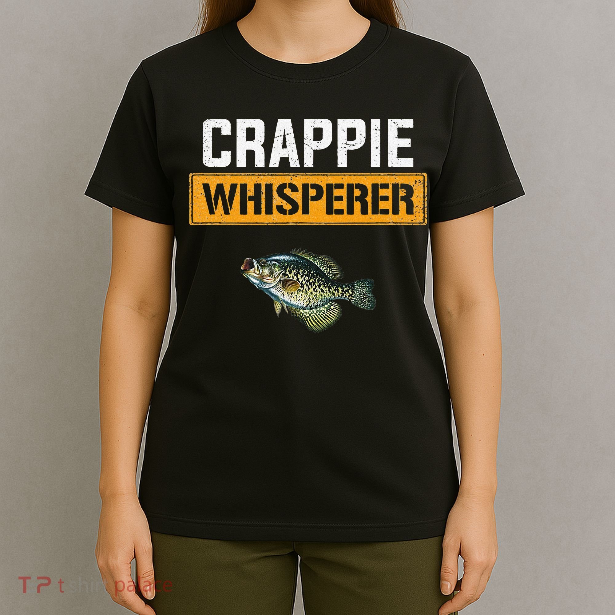 Crappie Whisperer Crappie Fishing T-Shirt