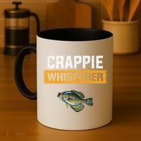 Crappie Whisperer Crappie Fishing Coffee Mug thumb 4