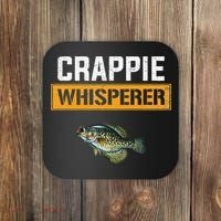 Crappie Whisperer Crappie Fishing Coaster thumb 0