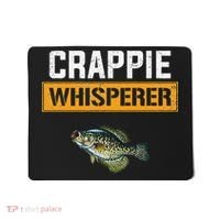 Crappie Whisperer Crappie Fishing Mousepad thumb 0