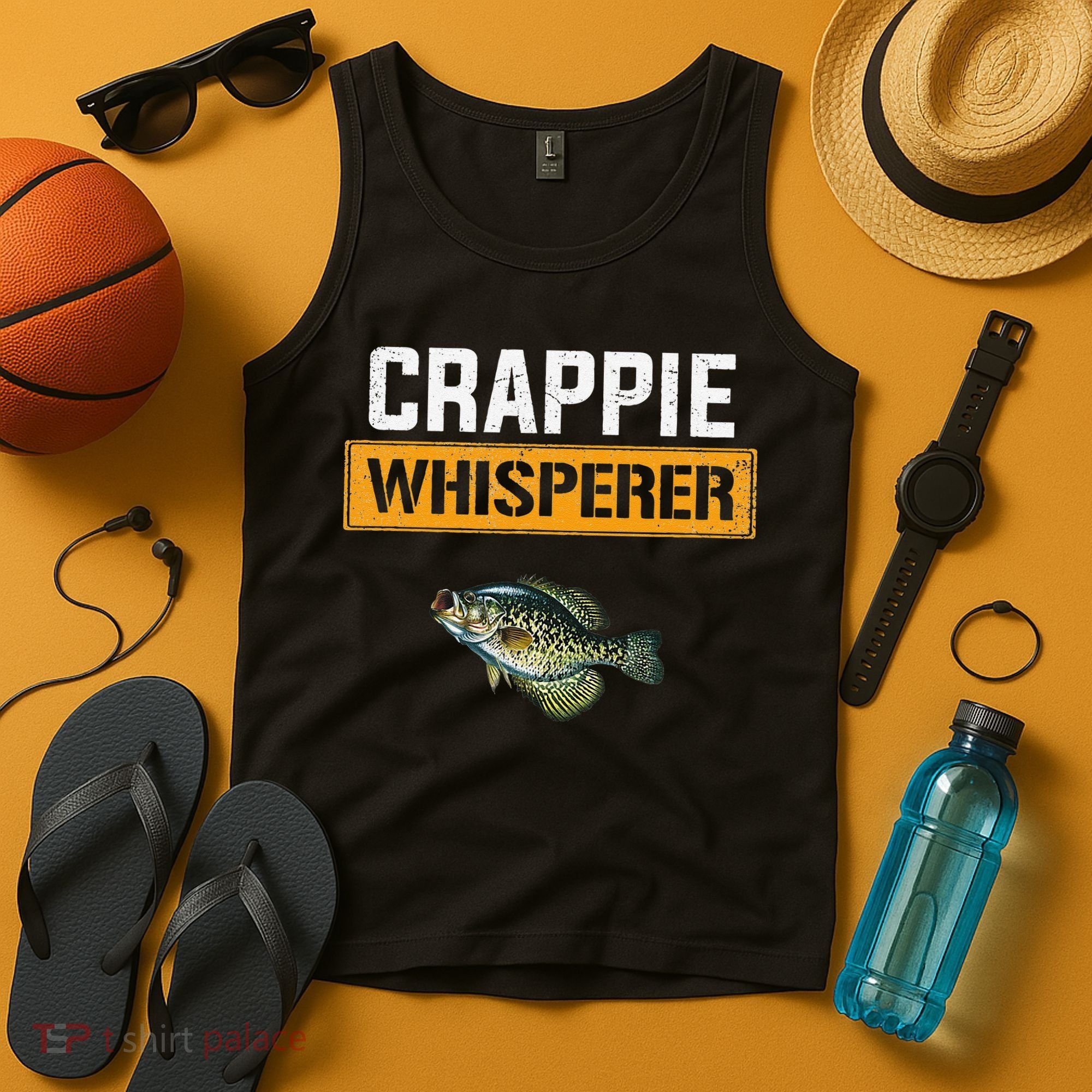 Crappie Whisperer Crappie Fishing Tank Top