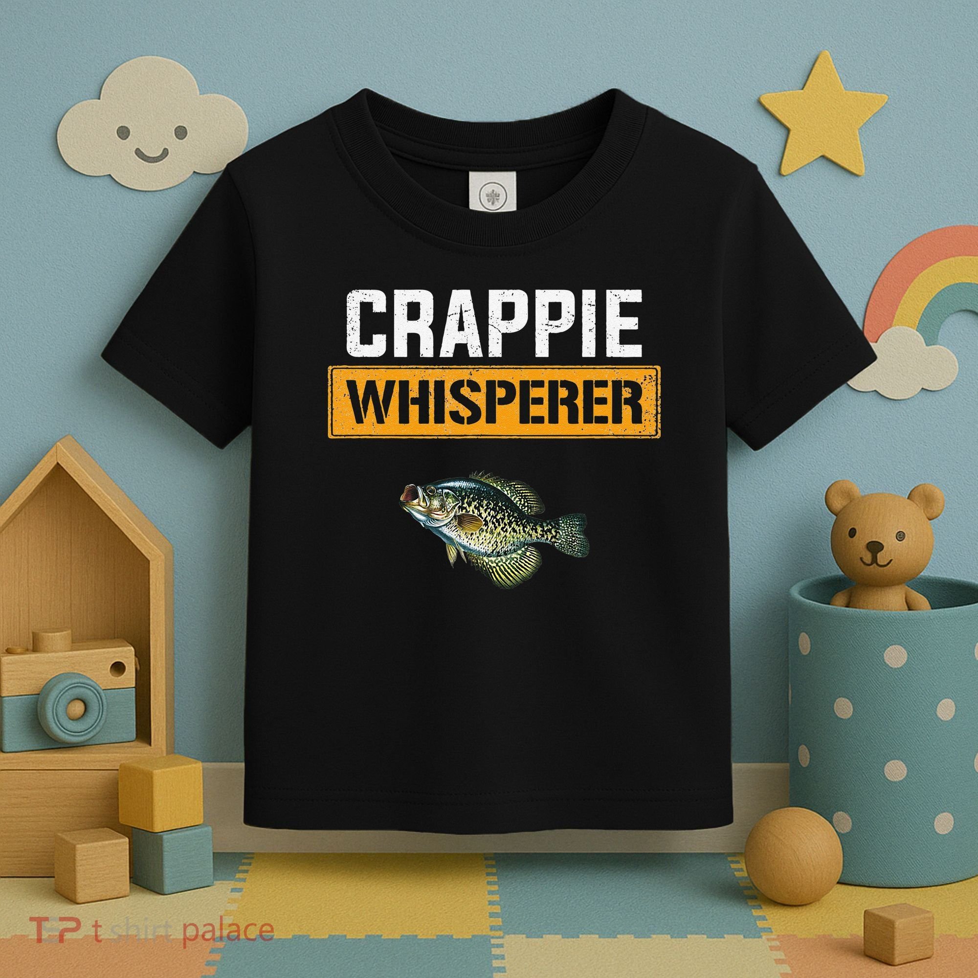 Crappie Whisperer Crappie Fishing Toddler T-Shirt