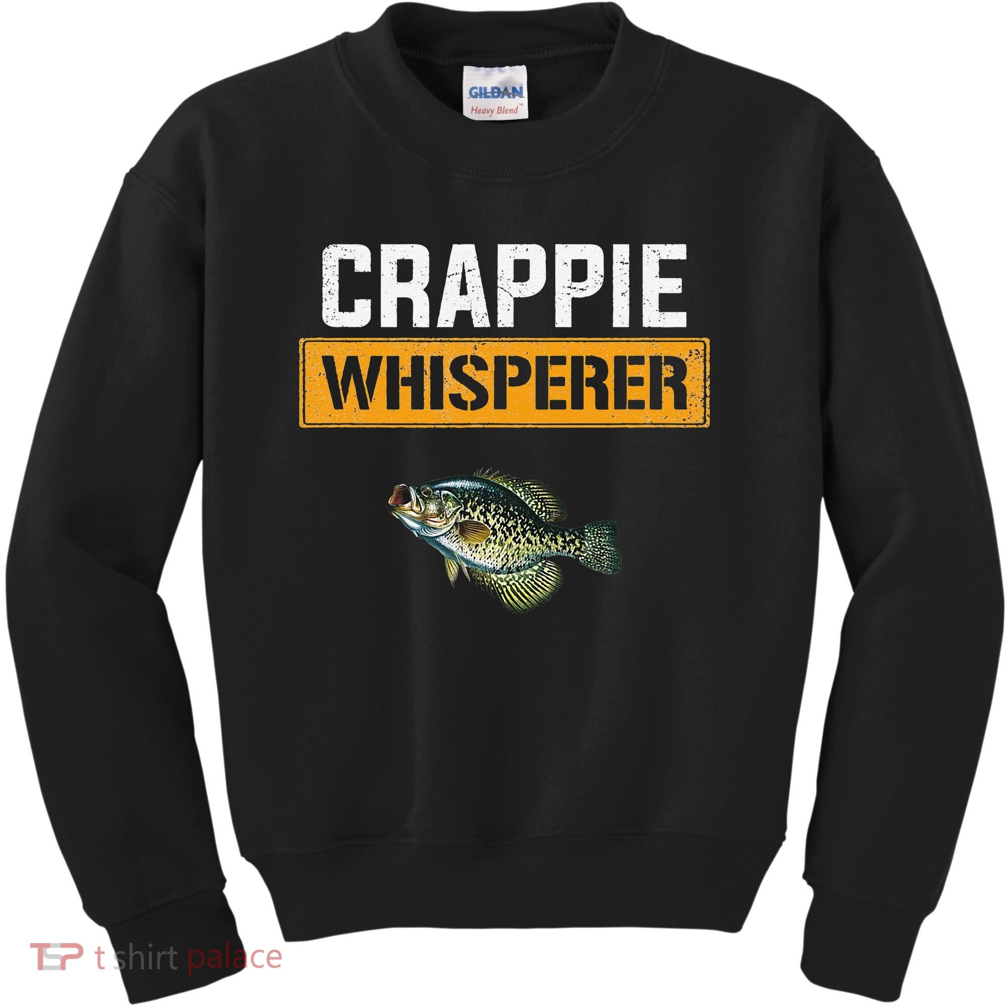 Crappie Whisperer Crappie Fishing Kids Sweatshirt