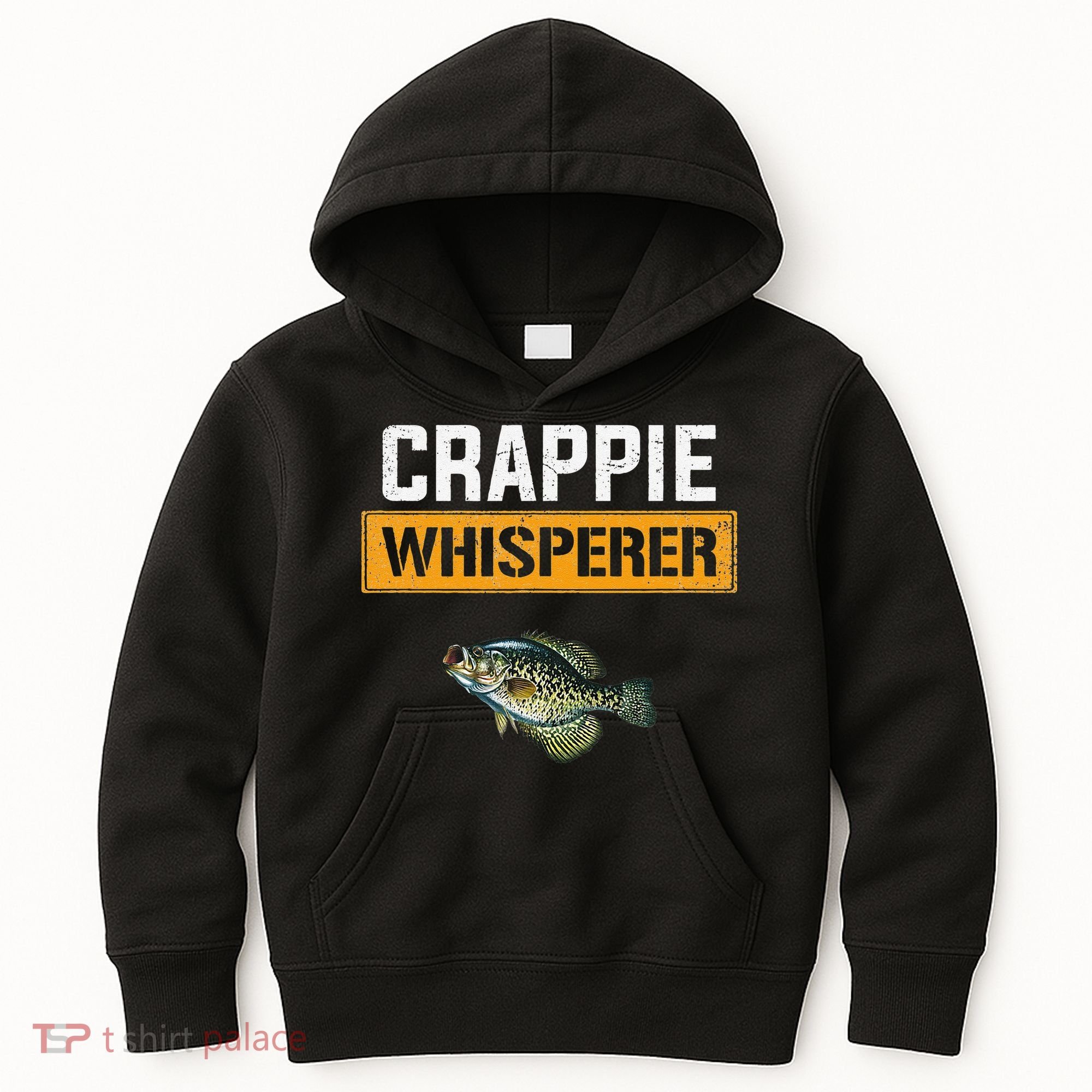 Crappie Whisperer Crappie Fishing Kids Hoodie