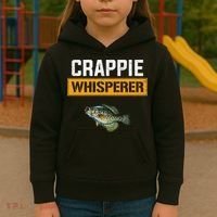 Crappie Whisperer Crappie Fishing Kids Hoodie thumb 3