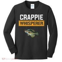 Crappie Whisperer Crappie Fishing Kids Long Sleeve Shirt thumb 0