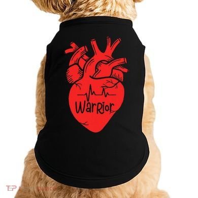 CHD Warrior Congenital Heart Defects 1 In 100 Heart Warrior Doggie Tank