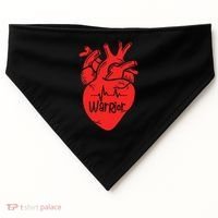 CHD Warrior Congenital Heart Defects 1 In 100 Heart Warrior USA-Made Doggie Bandana thumb 0