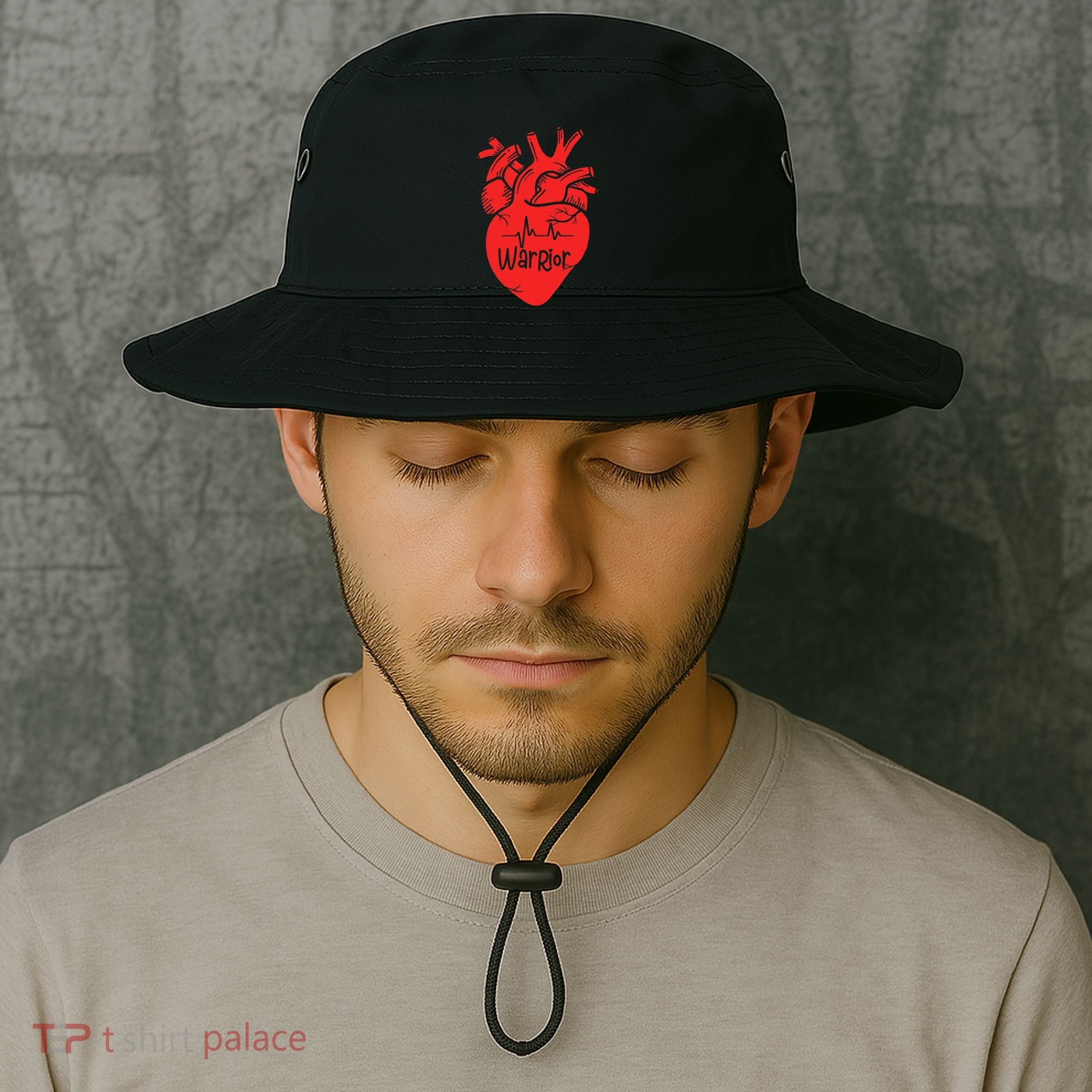 CHD Warrior Congenital Heart Defects 1 In 100 Heart Warrior Bucket Hat