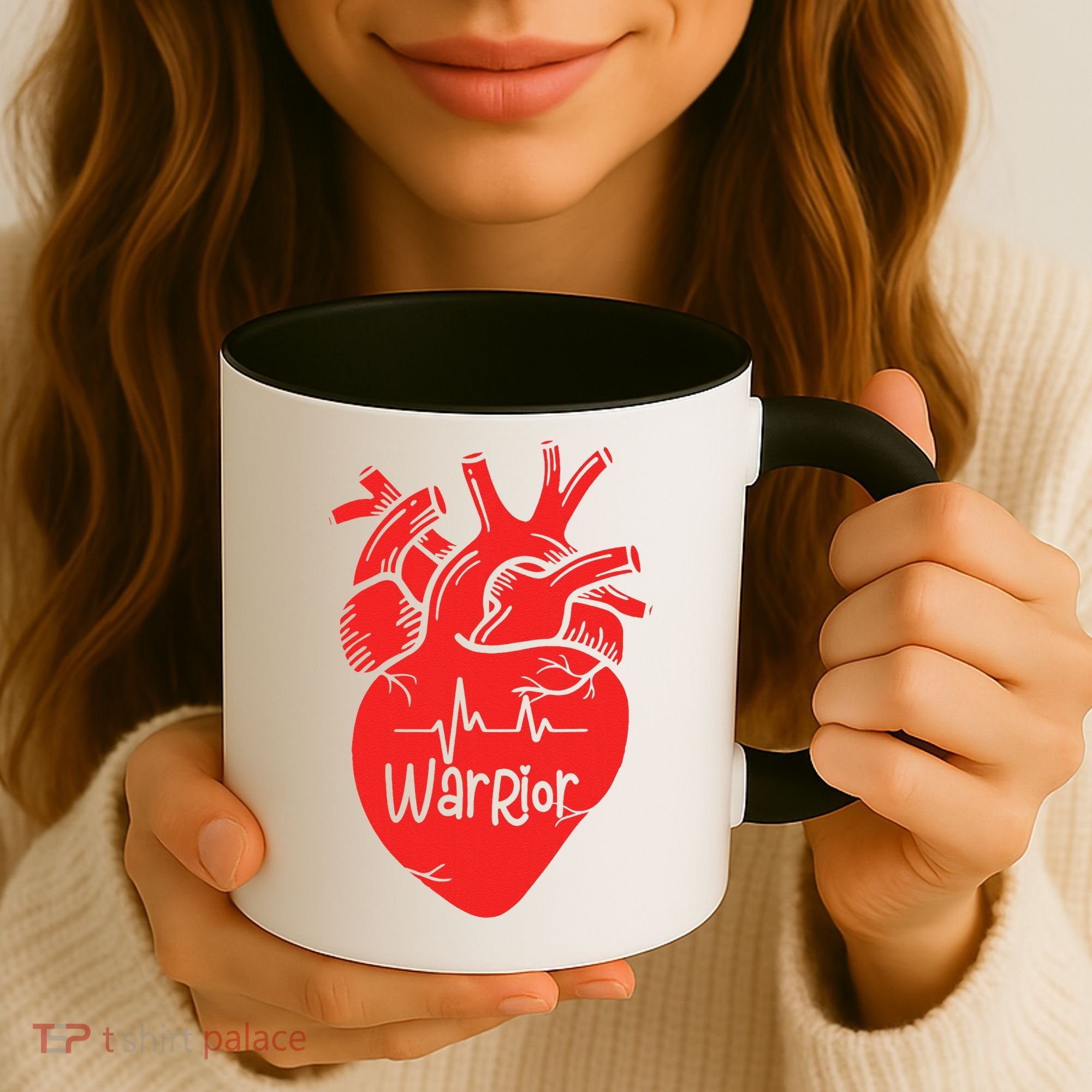 CHD Warrior Congenital Heart Defects 1 In 100 Heart Warrior Coffee Mug