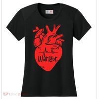CHD Warrior Congenital Heart Defects 1 In 100 Heart Warrior Women's Cooling Performance Crew T-Shirt thumb 0