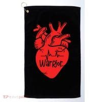 CHD Warrior Congenital Heart Defects 1 In 100 Heart Warrior Golf Towel thumb 0