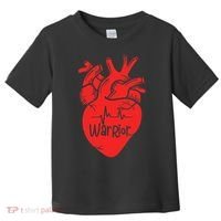 CHD Warrior Congenital Heart Defects 1 In 100 Heart Warrior Toddler T-Shirt thumb 0