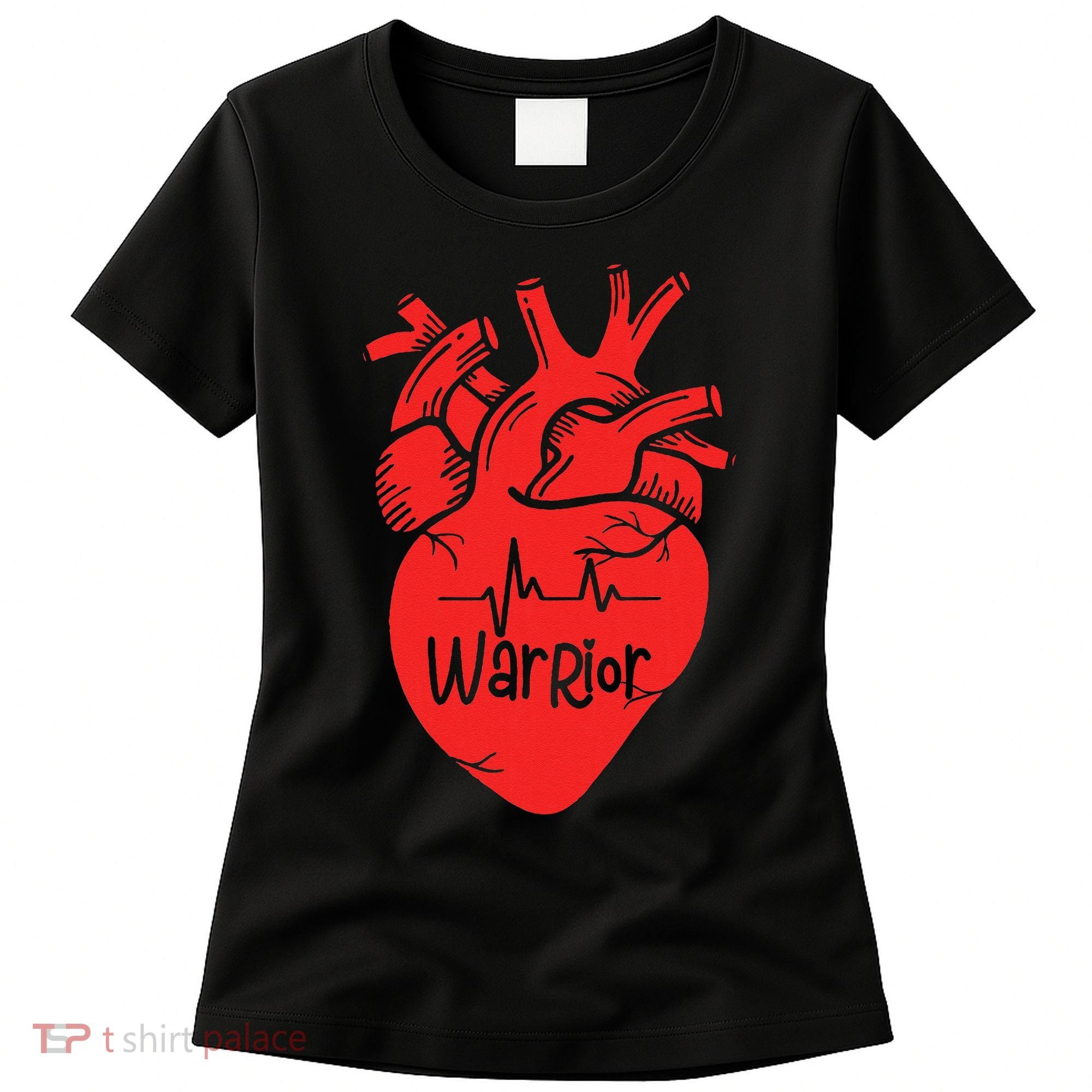 CHD Warrior Congenital Heart Defects 1 In 100 Heart Warrior Women's T-Shirt