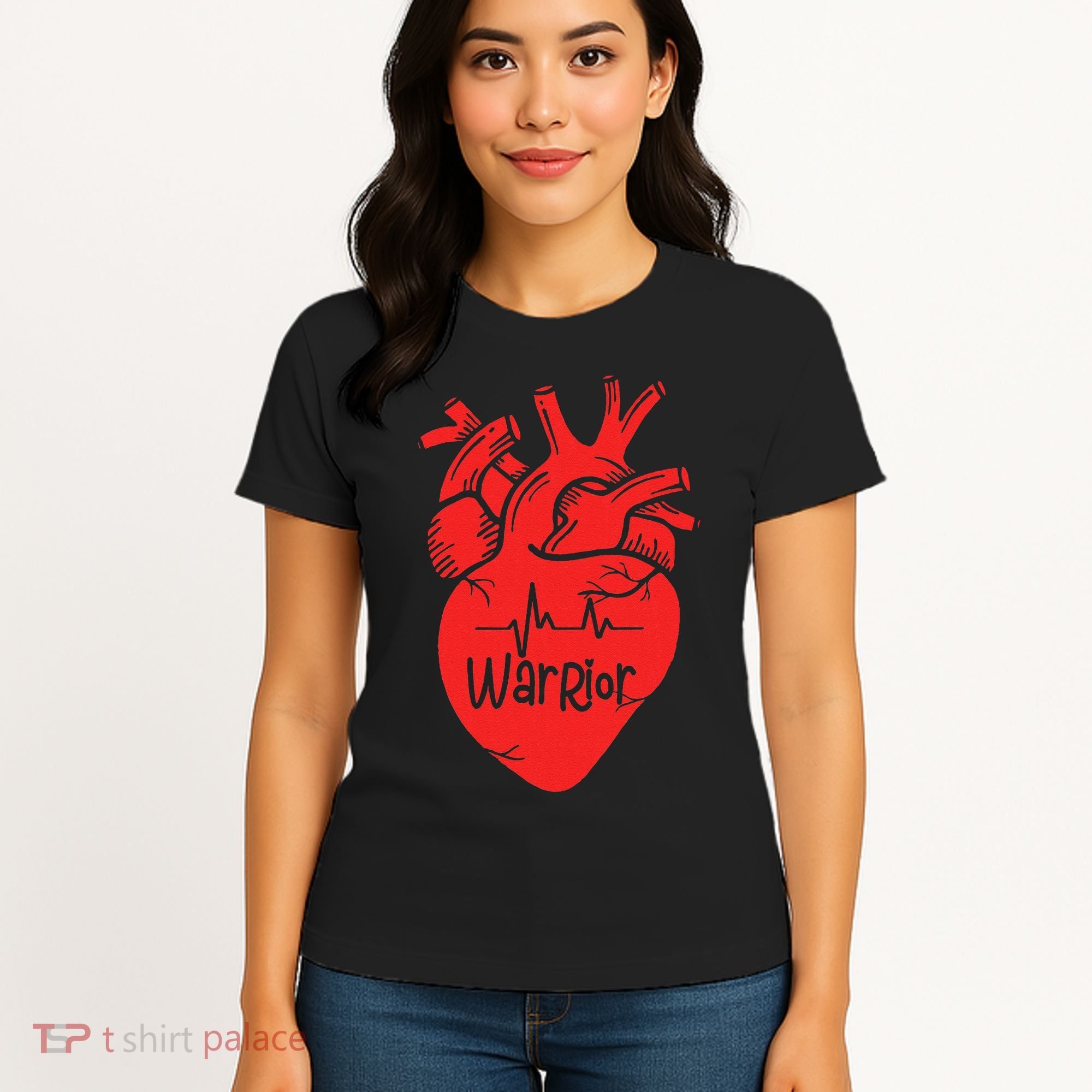 CHD Warrior Congenital Heart Defects 1 In 100 Heart Warrior Women's T-Shirt