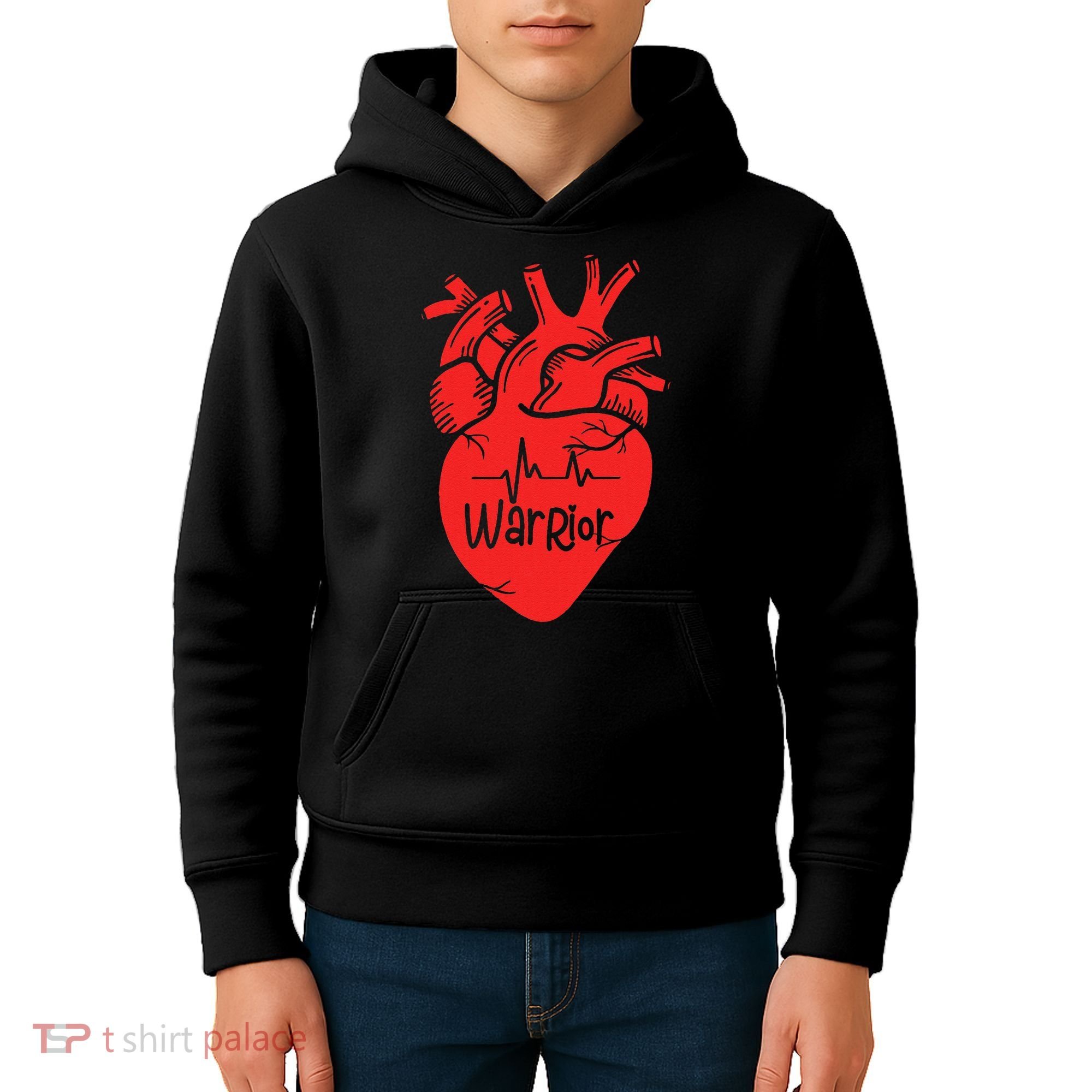 CHD Warrior Congenital Heart Defects 1 In 100 Heart Warrior Kids Hoodie