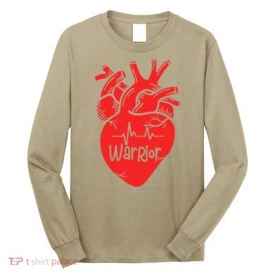 CHD Warrior Congenital Heart Defects 1 In 100 Heart Warrior Long Sleeve Shirt