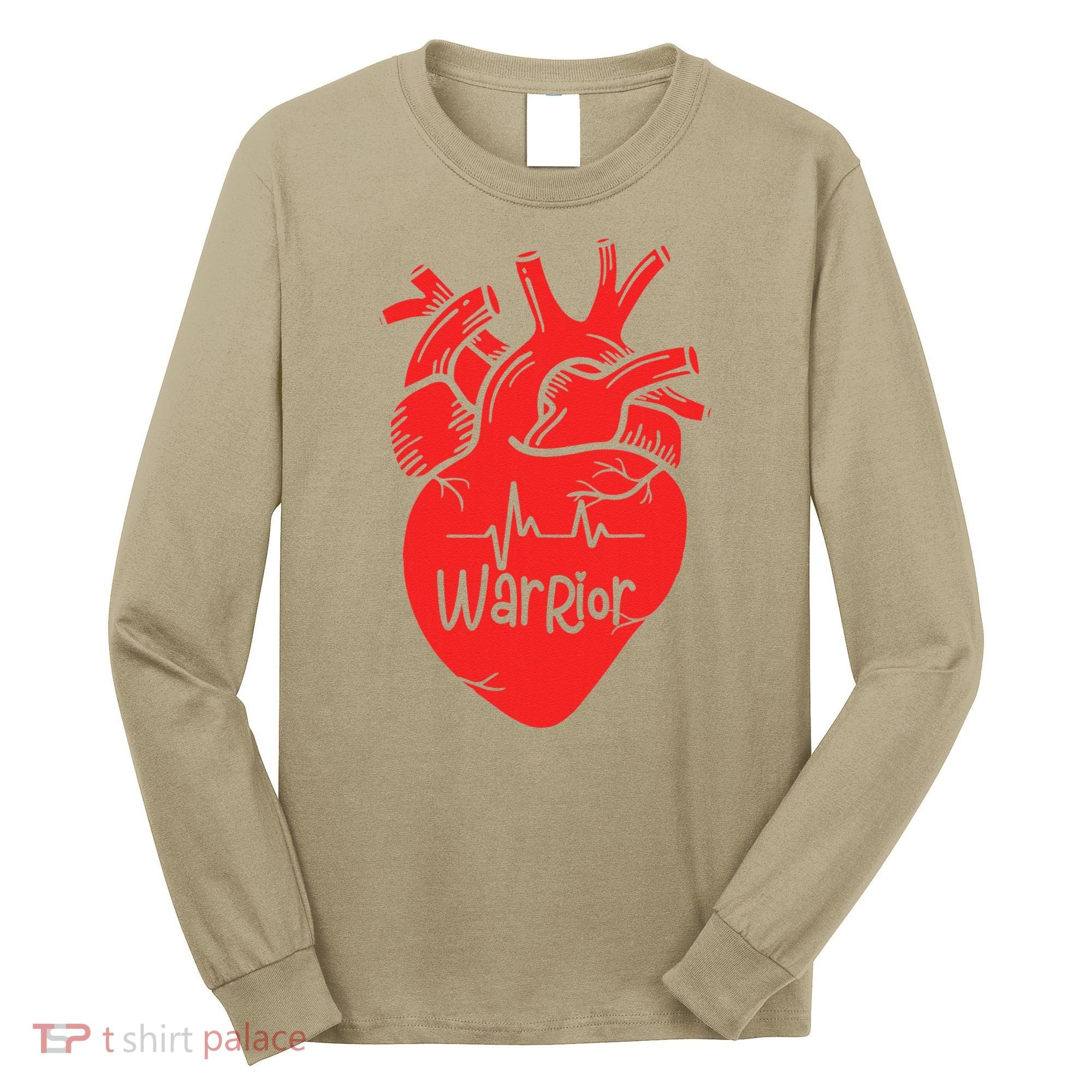 CHD Warrior Congenital Heart Defects 1 In 100 Heart Warrior Long Sleeve Shirt