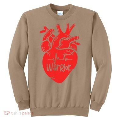 CHD Warrior Congenital Heart Defects 1 In 100 Heart Warrior Sweatshirt