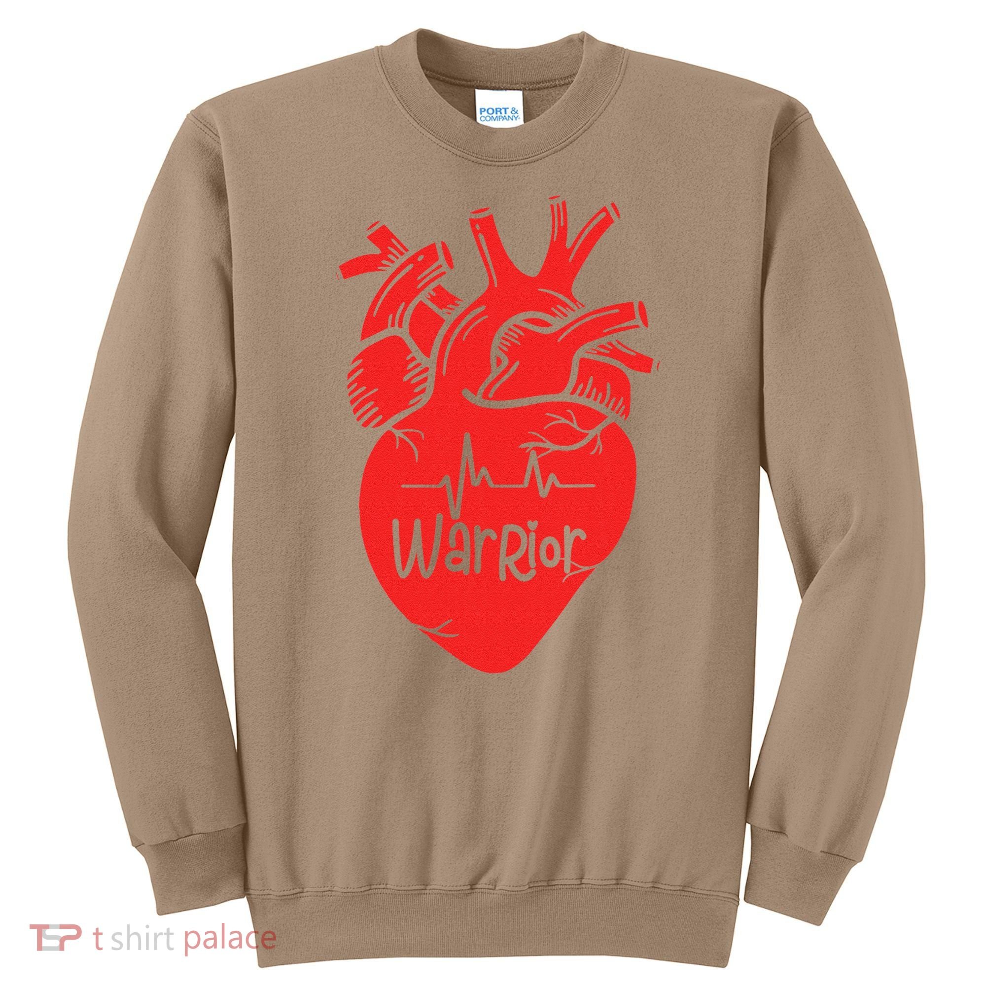 CHD Warrior Congenital Heart Defects 1 In 100 Heart Warrior Sweatshirt
