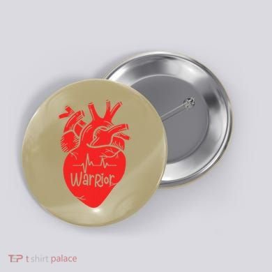 CHD Warrior Congenital Heart Defects 1 In 100 Heart Warrior Button