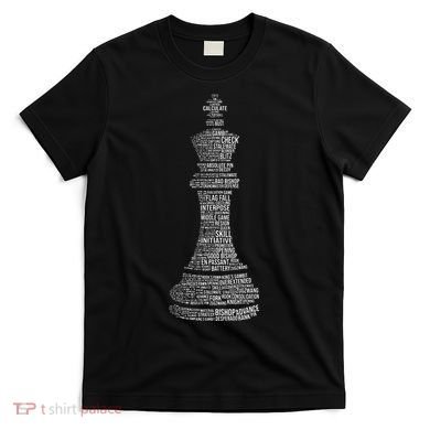 Chess Words Chess Club Chess Player Chess Lover T-Shirt