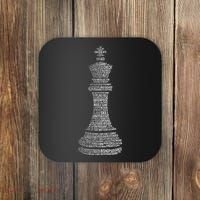 Chess Words Chess Club Chess Player Chess Lover Coaster thumb 0