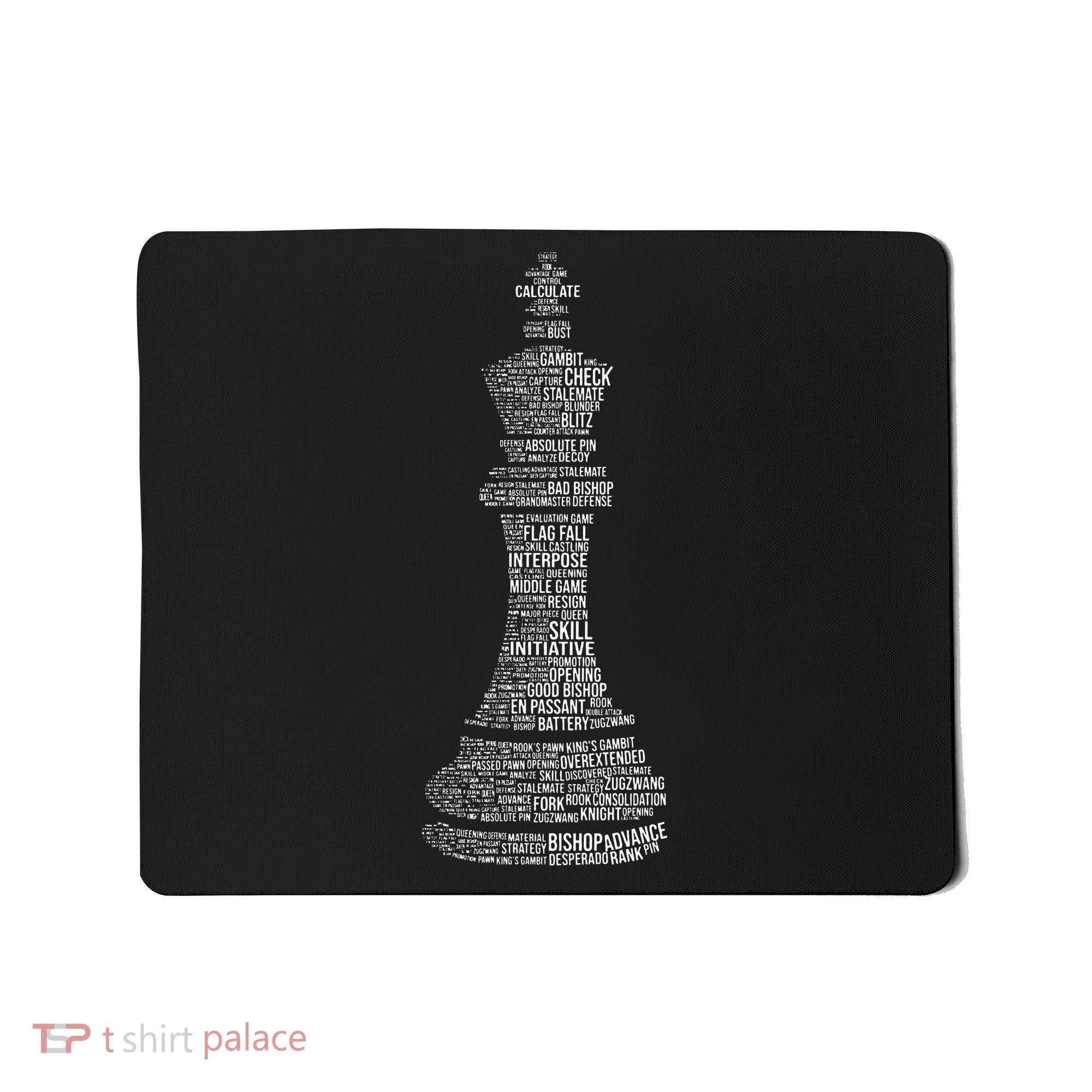 Chess Words Chess Club Chess Player Chess Lover Mousepad