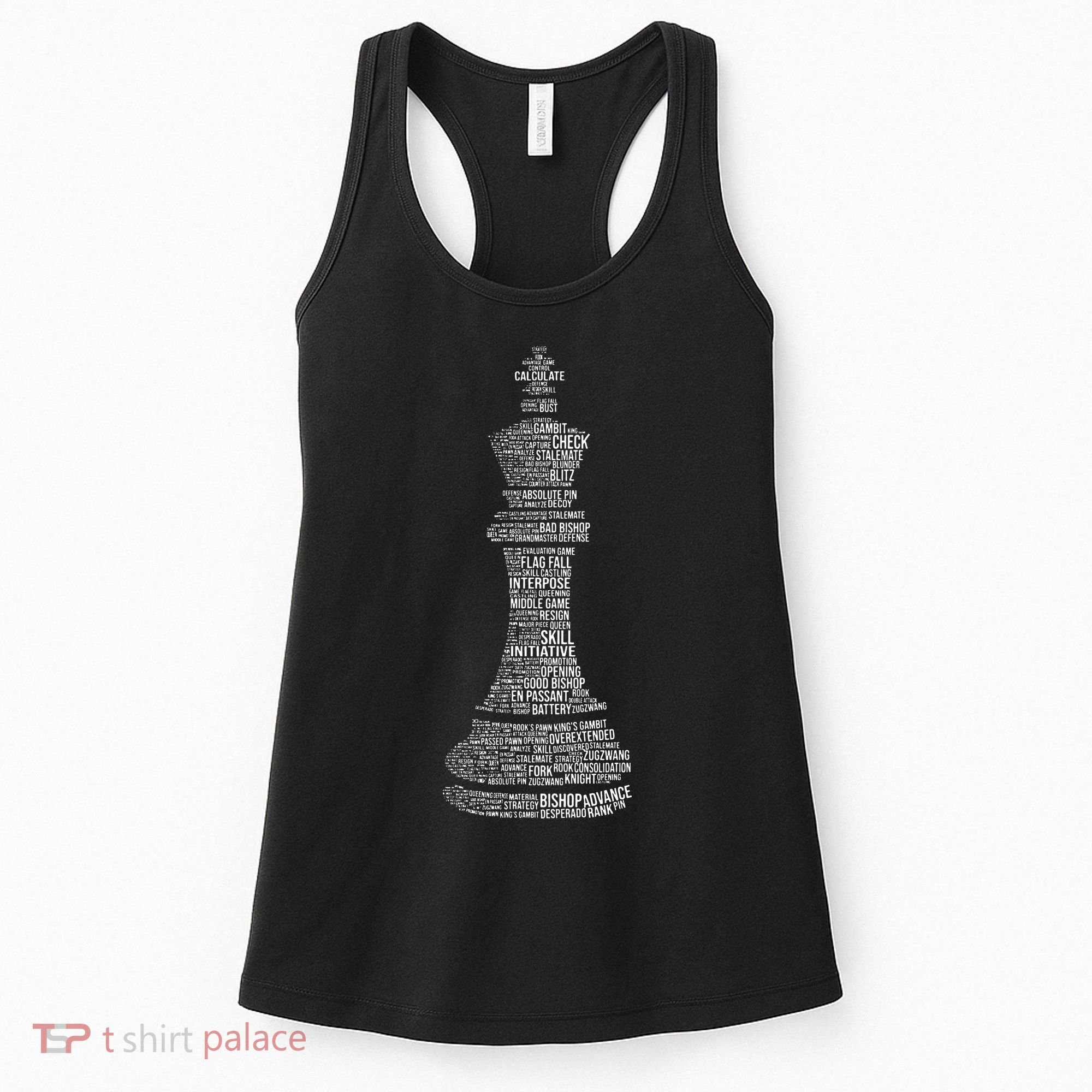 Chess Words Chess Club Chess Player Chess Lover Women's Tank Top