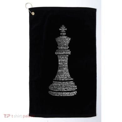 Chess Words Chess Club Chess Player Chess Lover Golf Towel