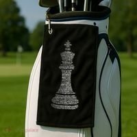 Chess Words Chess Club Chess Player Chess Lover Golf Towel thumb 2