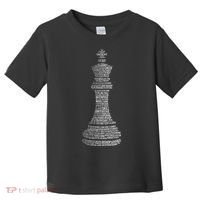 Chess Words Chess Club Chess Player Chess Lover Toddler T-Shirt thumb 0