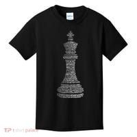 Chess Words Chess Club Chess Player Chess Lover Kids T-Shirt thumb 0