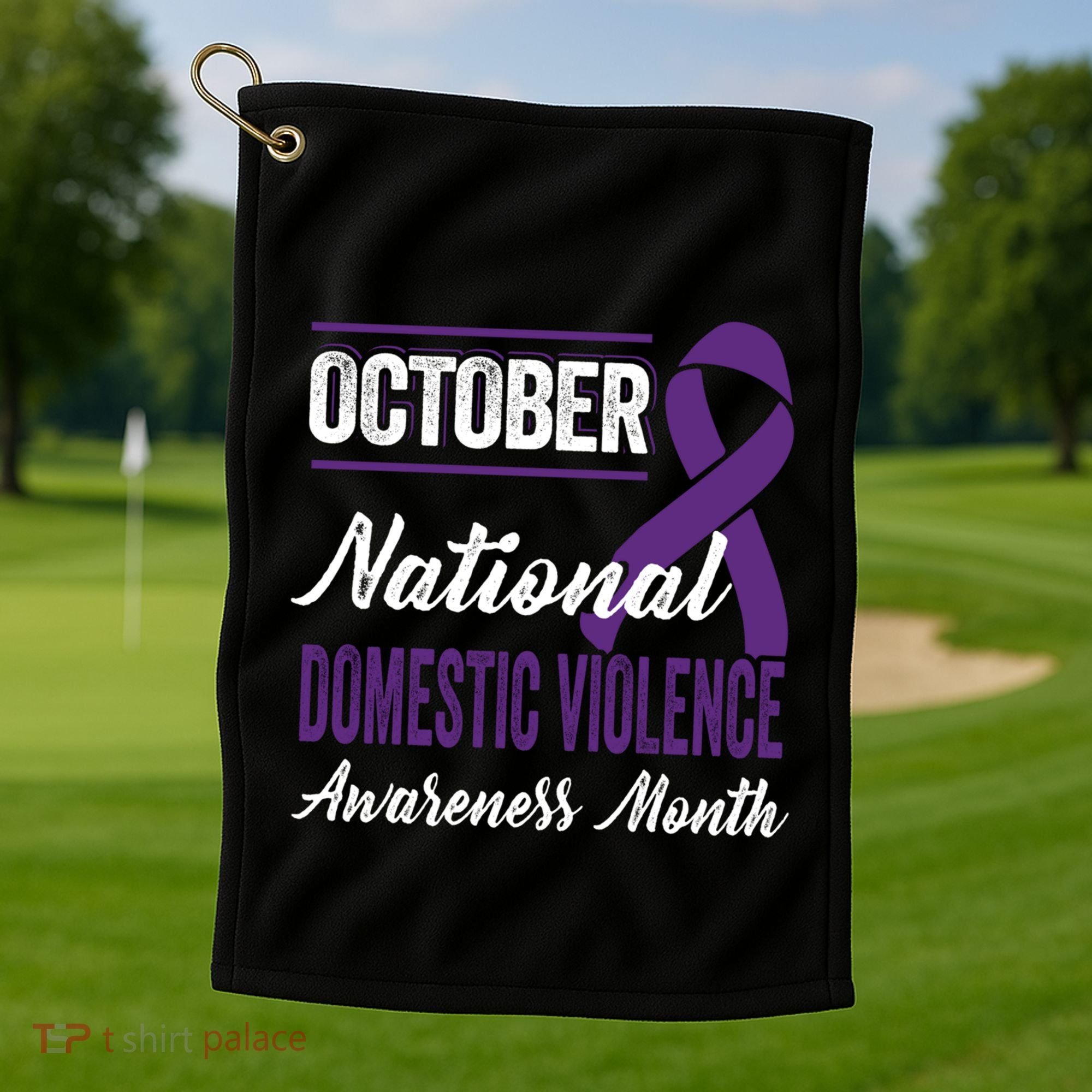 Chd Warrior Congenital Heart Disease Awareness Gift Golf Towel
