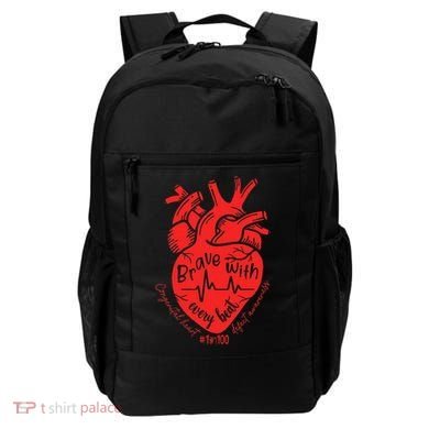 CHD Warrior Congenital Heart Defects Brave With Every A Backpack