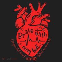 CHD Warrior Congenital Heart Defects Brave With Every A Hat thumb 2