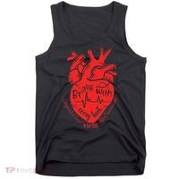 CHD Warrior Congenital Heart Defects Brave With Every A Tank Top thumb 0